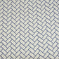Navy Blue Geomatrical Print Cotton Fabric MT-29481