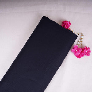 Black Solid Pure Linen Fabric UT-30954 - TradeUNO
