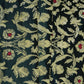 Black Alfi Meena Kimkhab Brocade Fabric HMSS-32770