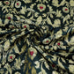 Black Alfi Meena Kimkhab Brocade Fabric HMSS-32770