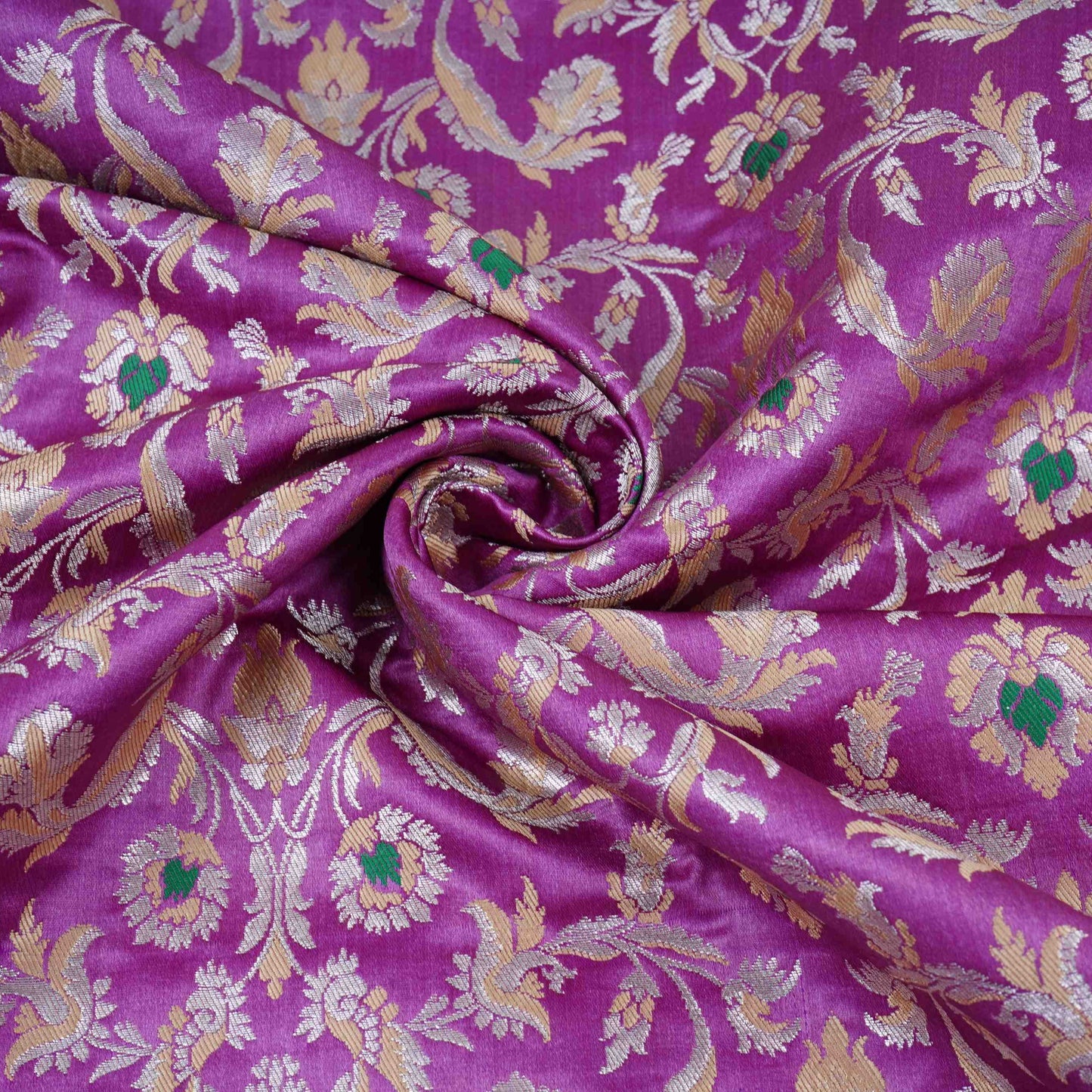 Pink Alfi Meena Kimkhab Brocade Fabric HMSS-32771
