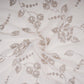 White Dyeable Swarovski embroidery Georgette Fabric SU-31033