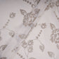 White Dyeable Swarovski embroidery Georgette Fabric SU-31033