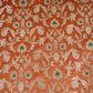 Brown Alfi Meena Kimkhab Brocade Fabric HMSS-32773