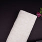 White Floral Cutdana Embroidery Georgette Fabric SGS-30699
