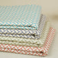 Aqua Blue Geomatrical Print Cotton Fabric MT-29478