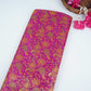 Magenta Jamawar Resham Meena Kari Dohra Brocade Fabric HMSS-32744