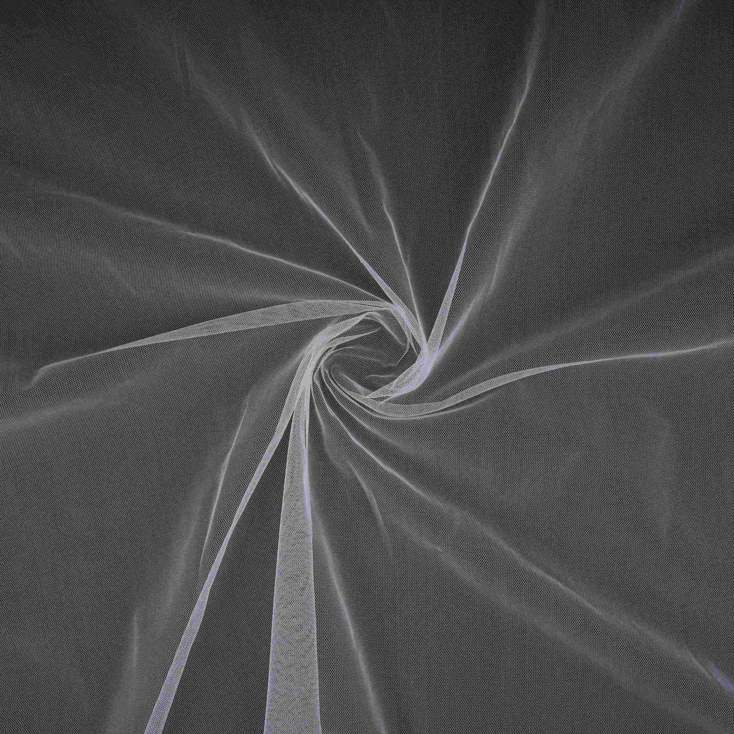 White Solid Butterfly Net Fabric KCJF-30692