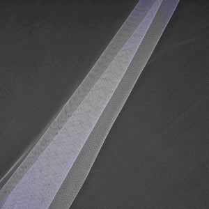 White Solid Butterfly Net Fabric KCJF-30692 - TradeUNO