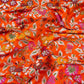 Orange Kimkhab Brocade Fabric HMSS-32796