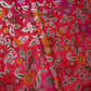 Red Kimkhab Brocade Fabric HMSS-32795