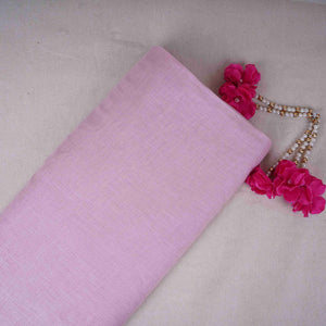 Pink Solid Pure Linen 60 Lea Fabric UT-30490 - TradeUNO