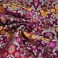 Wine Kimkhab Brocade Fabric HMSS-32784