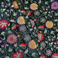 Black Kimkhab Brocade Fabric HMSS-32782