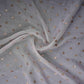 White Buti Dyeable Chinnon Fabric STF-30655