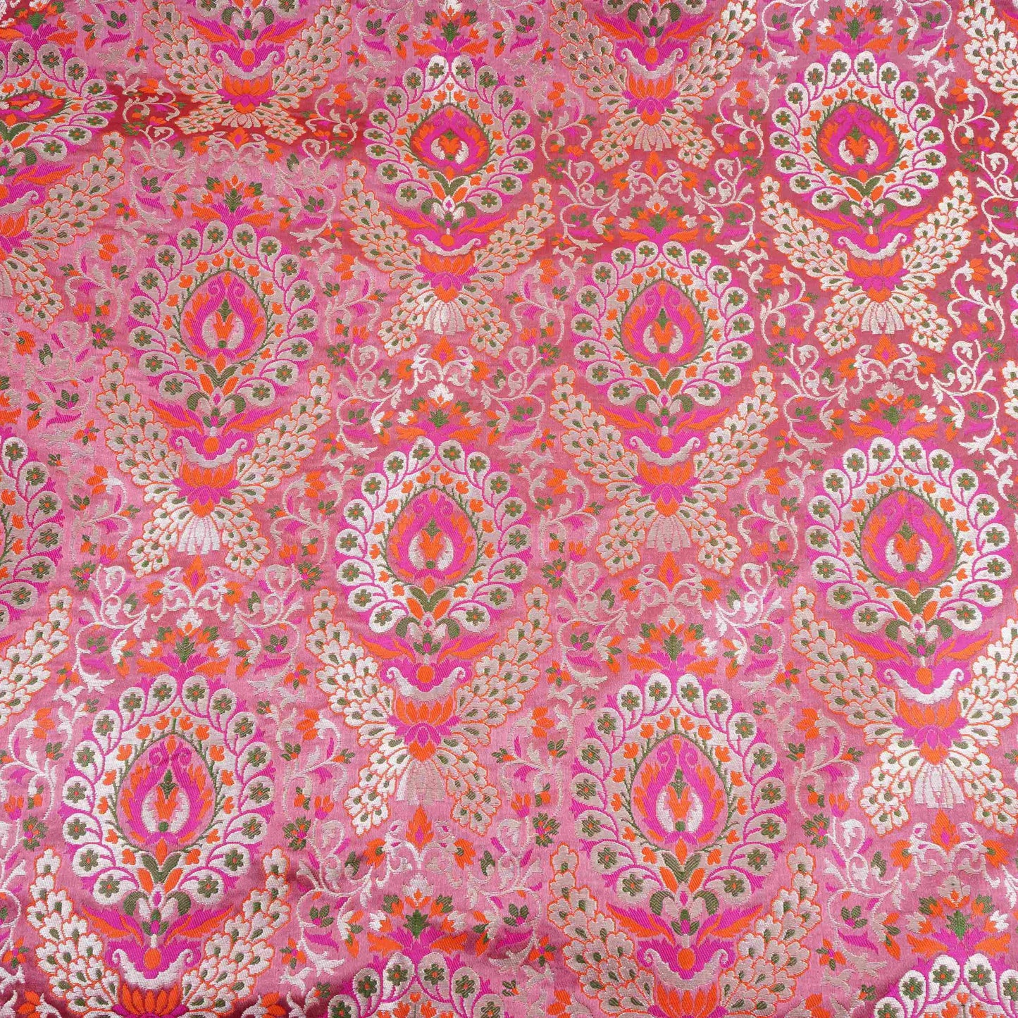 Pink Kimkhab Brocade Fabric HMSS-32791