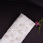 White Dyeable Swarovski embroidery Georgette Fabric SU-31032