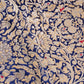 Navy Blue Alfi Meena Kimkhab Brocade Fabric HMSS-32777