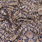 Navy Blue Alfi Meena Kimkhab Brocade Fabric HMSS-32777