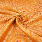 Mustard Alfi Meena Kimkhab Brocade Fabric HMSS-32774