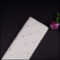 Off White Mukaish work Chanderi Fabric SU-31030