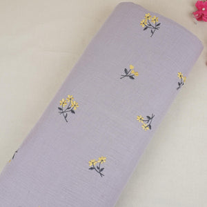 Lavender Hand embroidery Double Cotton PDM-29465 - TradeUNO