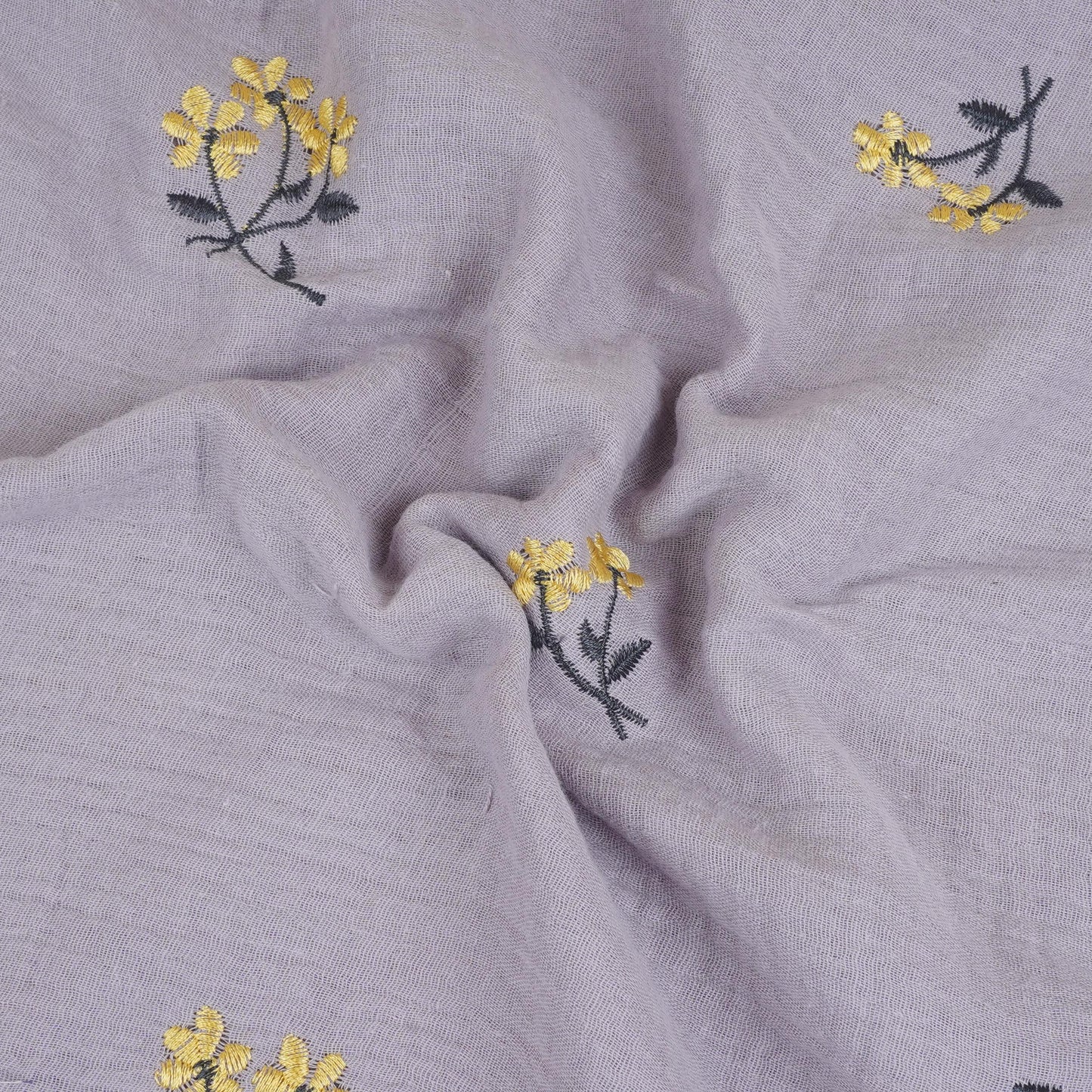 Lavender Hand embroidery Double Cotton PDM-29465