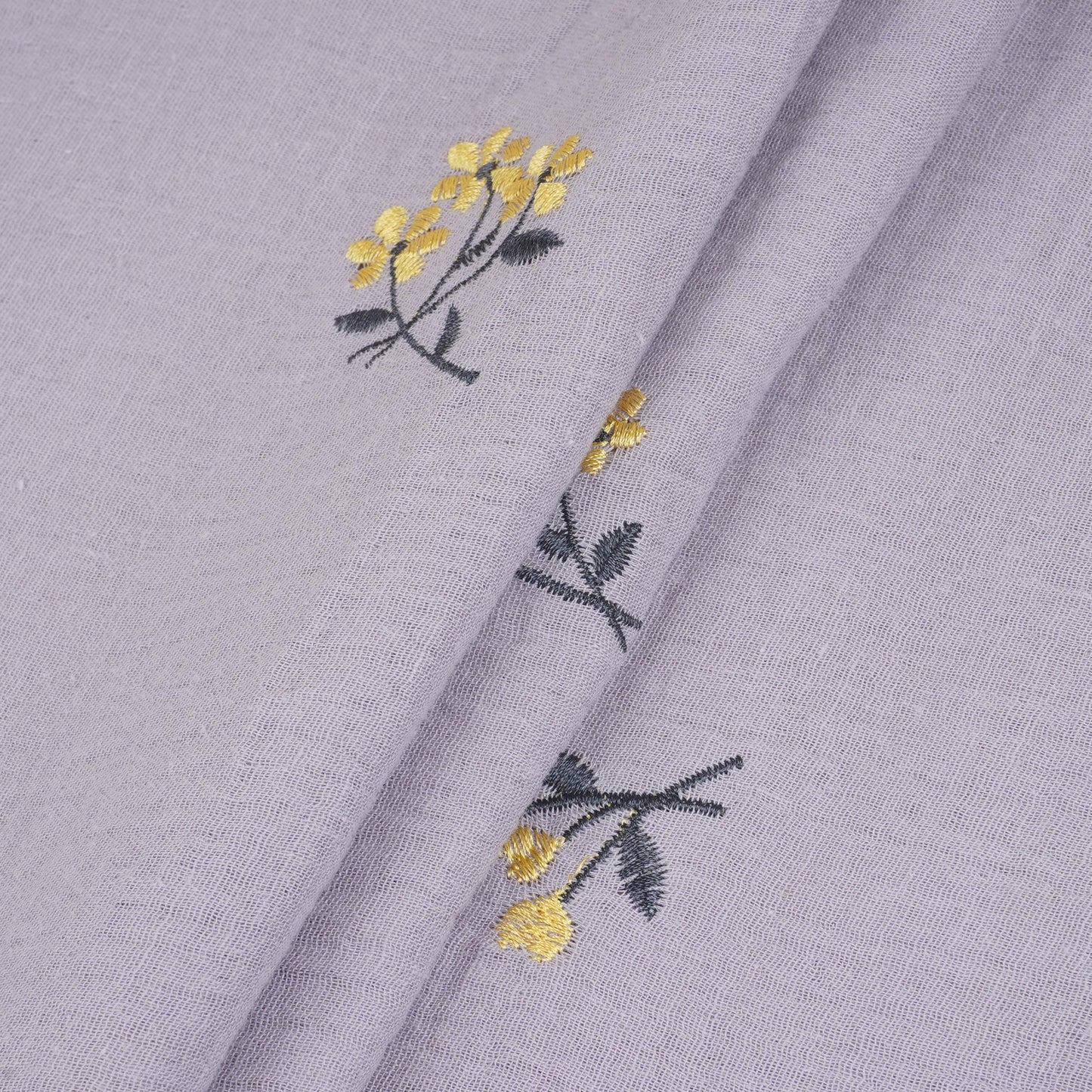 Lavender Hand embroidery Double Cotton PDM-29465