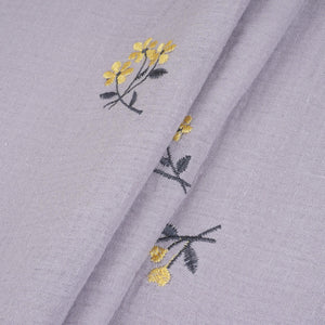 Lavender Hand embroidery Double Cotton PDM-29465 - TradeUNO