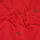 Red Hand embroidery Double Cotton PDM-29470