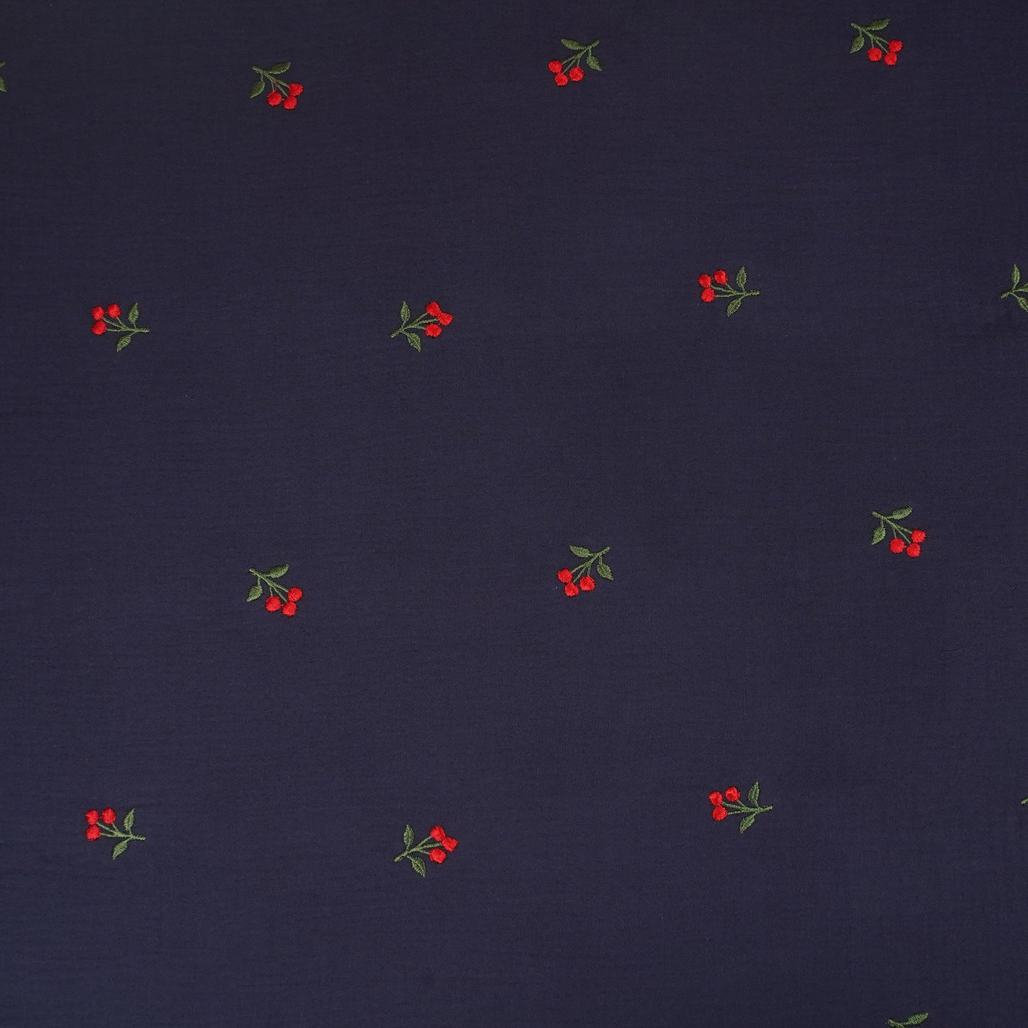 Navy Blue Hand embroidery Double Cotton PDM-29469
