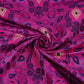 Pink Dohri Zari Booti Tanchoi Silk Fabric HMSS-32759