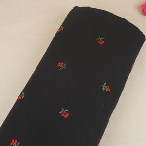 Black Hand embroidery Double Cotton PDM-29466 - TradeUNO