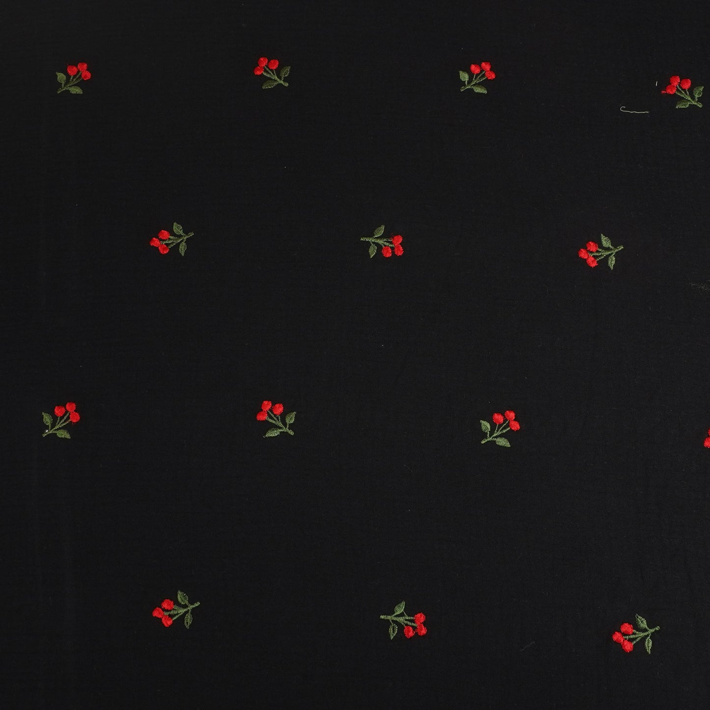 Black Hand embroidery Double Cotton PDM-29466