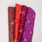 Wine Dohri Zari Booti Tanchoi Silk Fabric HMSS-32760
