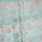 Sky Blue with Off White Multi Rangkaat Weave Brocade Fabric HMSS-32719