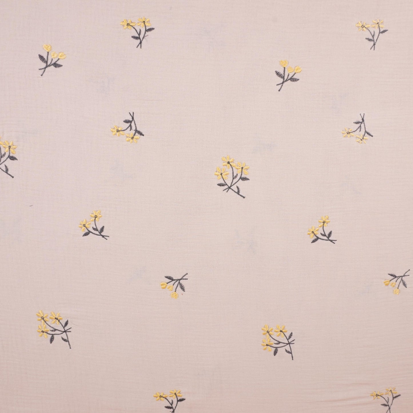Peach Hand embroidery Double Cotton PDM-29468