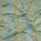 Aqua Blue with Sage Green Stripes Multi Rangkaat Weave Brocade Fabric HMSS-32718
