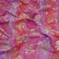 Magenta with Salmon Pink Multi Rangkaat Weave Brocade Fabric HMSS-32721