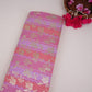 Magenta with Salmon Pink Multi Rangkaat Weave Brocade Fabric HMSS-32721