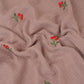 Rust Brown Hand embroidery Double Cotton PDM-29472