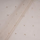 Off White Mukaish work Chanderi Fabric SU-31028