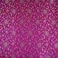 Magenta Pink Jamawar Resham Zari Dohra Brocade Fabric HMSS-32743