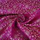 Magenta Pink Jamawar Resham Zari Dohra Brocade Fabric HMSS-32743
