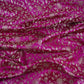 Magenta Pink Jamawar Resham Zari Dohra Brocade Fabric HMSS-32743
