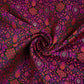 Bottle Green Zari Booti Dohri Tanchoi Silk Fabric HMSS-32727