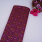 Bottle Green Zari Booti Dohri Tanchoi Silk Fabric HMSS-32727