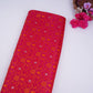 Rani Pink Zari Booti Dohri Tanchoi Silk Fabric HMSS-32725