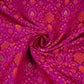 Deep Purple Zari Booti Dohri Tanchoi Silk Fabric HMSS-32728