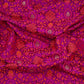 Deep Purple Zari Booti Dohri Tanchoi Silk Fabric HMSS-32728